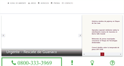 Desktop Screenshot of ambiente.sanjuan.gov.ar