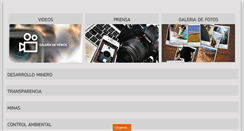 Desktop Screenshot of mineria.sanjuan.gov.ar